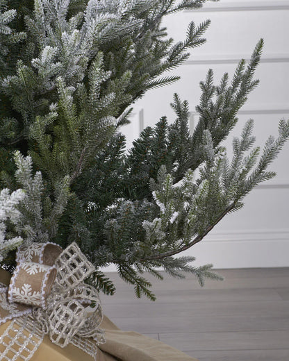 Norway Spruce Snowy Tree Unlit