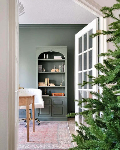 9' Scarlet Fir Artificial Christmas Tree with 1000 Warm White Led Lights